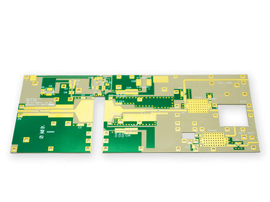طبقة PCB عالية التردد مخصصة متينة 2 لتر 1.6 مم PCB ENIG + تصفيح Gold30u 