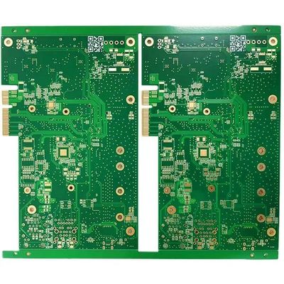 سعر جيد لوحة ENIG 8 طبقة صلبة PCB بالشاشة الحريرية بيضاء KB6160A أخضر 1.6 مللي متر الانترنت