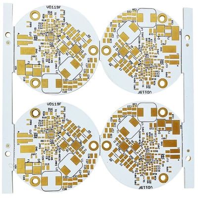 سعر جيد ENIG 2 طبقة الألومنيوم PCB الالكترونيات جامدة PCB مادة 1.55mm الانترنت