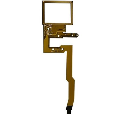 سعر جيد مجموعة PCB مرنة متينة من طبقتين صفراء + فيلم كوفر أسود الانترنت