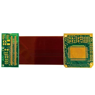 سعر جيد لوحة دوائر مطبوعة ENIG Rigid Flex 1.4mm ذات ست طبقات PCB ذات الغطاء الأخضر الانترنت