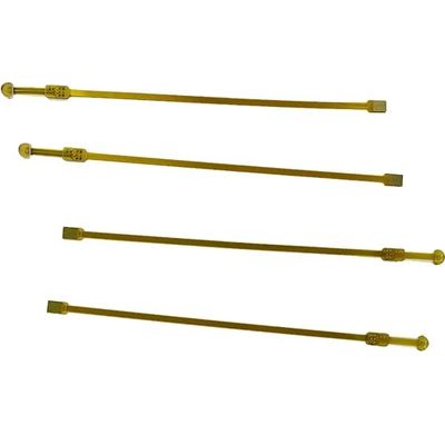 سعر جيد OEM 6 طبقات جامدة فليكس PCB غطاء أصفر 1.1 مم لا فيلم بالشاشة الحريرية الانترنت