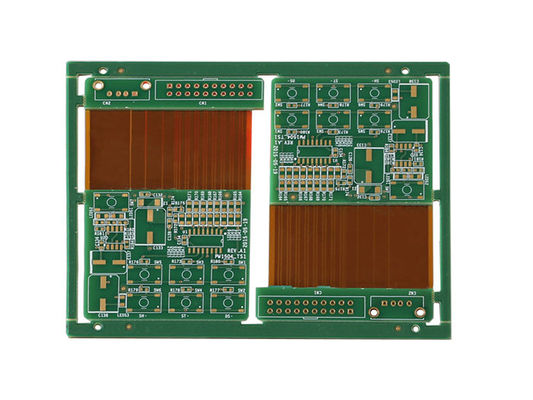 سعر جيد PI + NFPP + FR4 Flex Rigid PCB 2 Layer لمحول تردد السيارات الانترنت