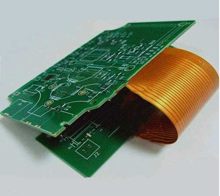سعر جيد 6 طبقة صلبة ومرنة PCB FR4 و PI مواد 4mil خط عرض أسود وأصفر غطاء ENIG الانترنت