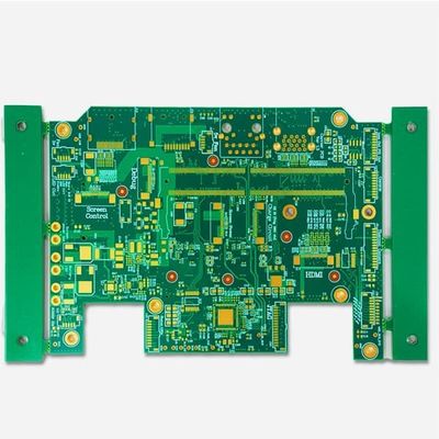 جودة لوحة الدوائر PCB ENIG 12 طبقة صلبة متعددة الطبقات PCB أخضر أبيض مصنع