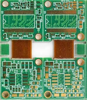 سعر جيد 4 طبقات لوحة الدوائر المطبوعة المرنة الصلبة مع FR4 + PI EING PCB داخل الانترنت