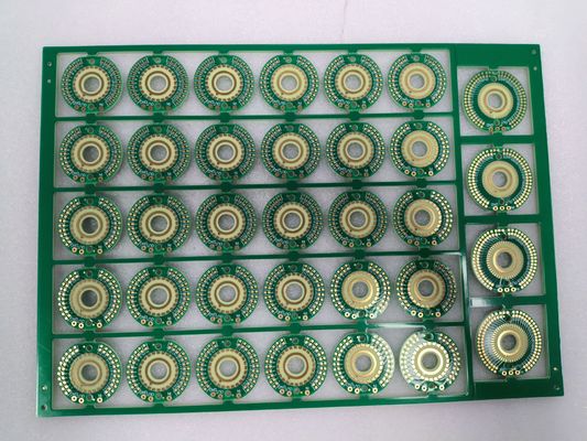 سعر جيد 2 طبقة FR4 PCB لوحة الدوائر عالية التردد 2.4mm مع الذهب الصلب للمفتاحات الدوارة الانترنت